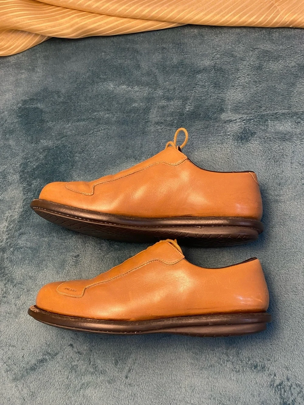 Prada classic tan